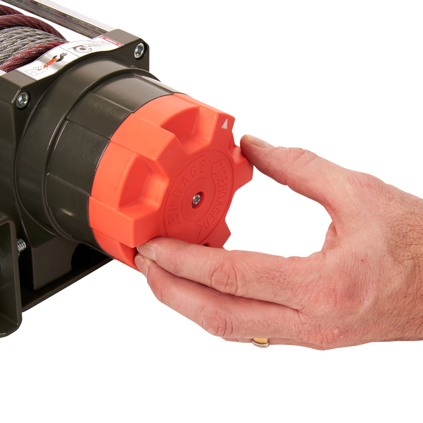 Keeper DC Powered Winch, Remote, 6000lb. Capacity, Volts 12