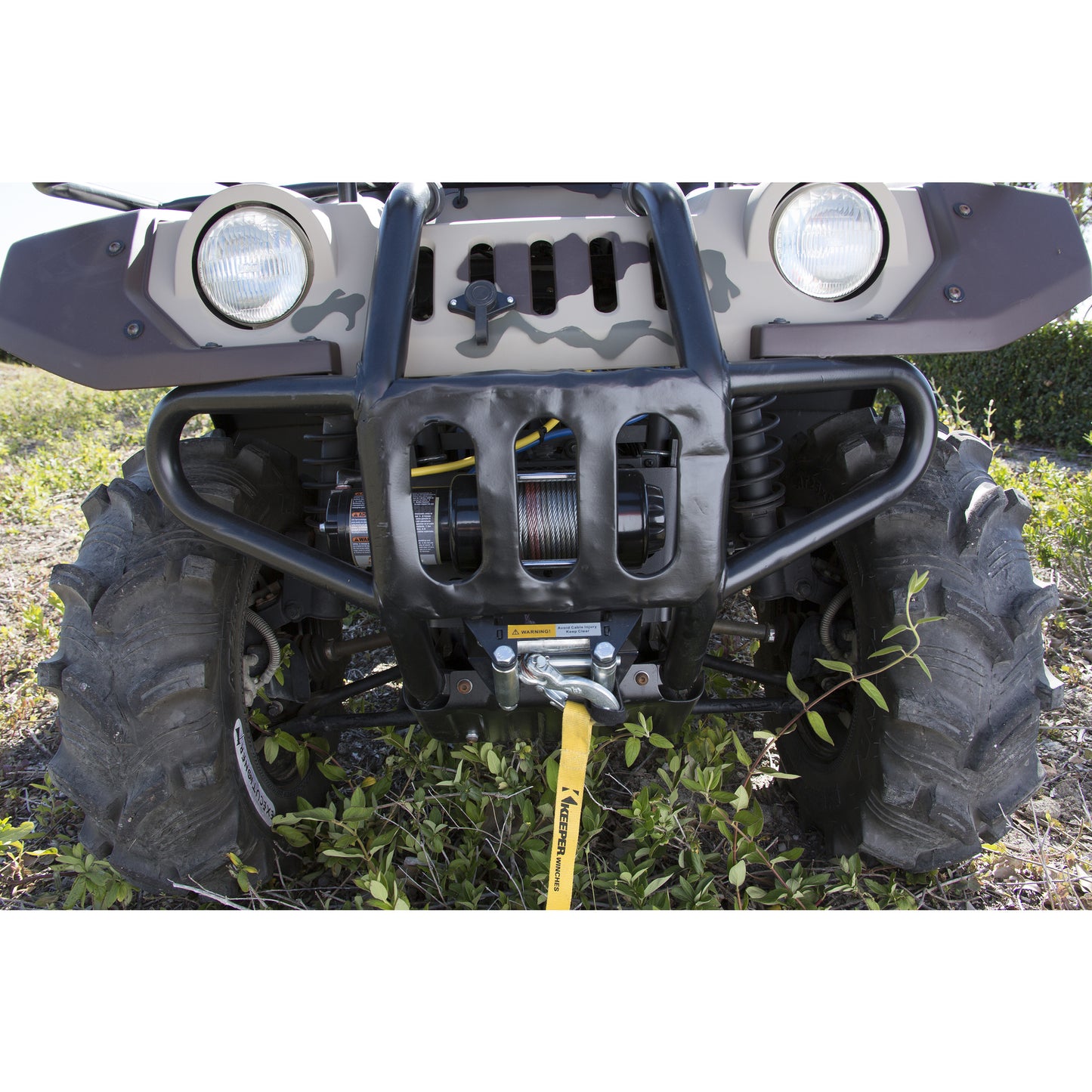 Keeper DC Powered Winch, Remote, 6000lb. Capacity, Volts 12