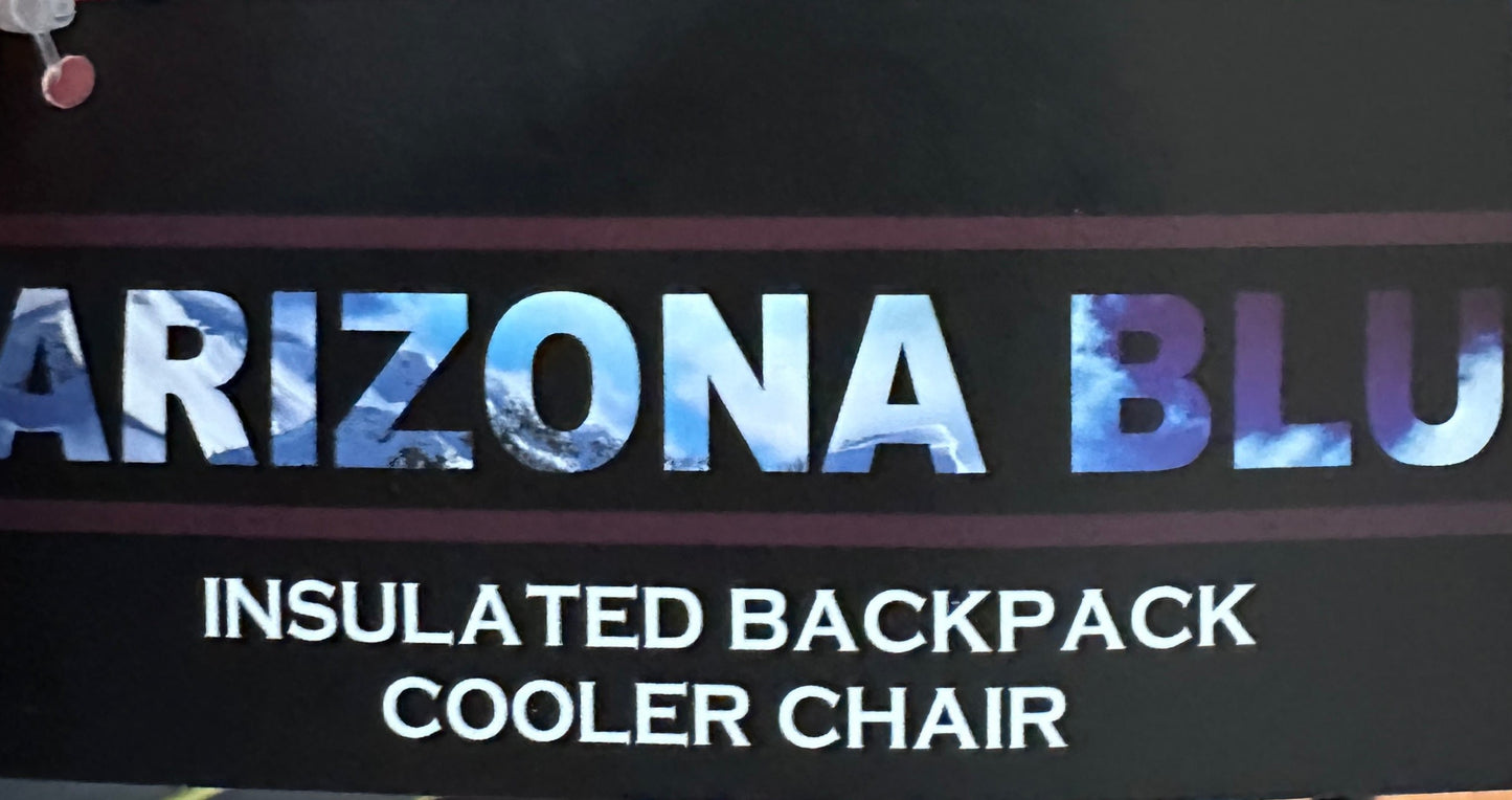 ArizonaBlue Insulated Backpack Cooler chair