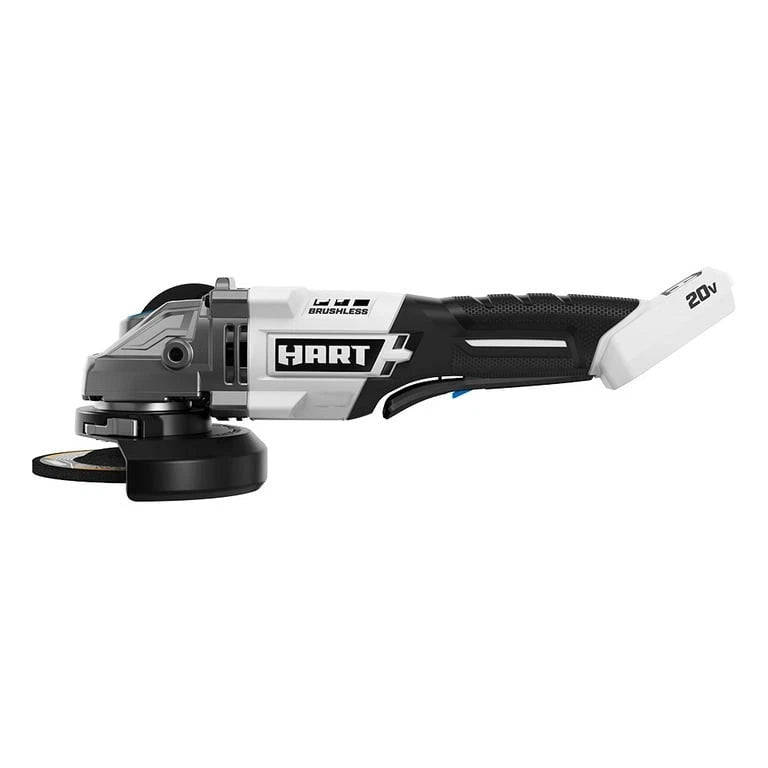HART 20V Brushless 4-1/2” Cordless Angle Grinder /Cutoff Tool (HPAG25) TOOL ONLY