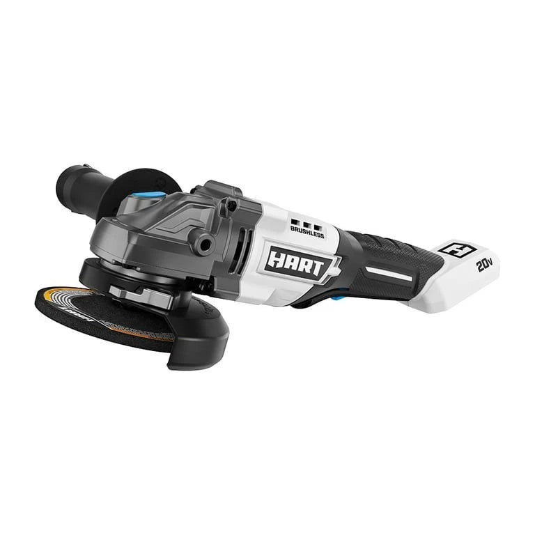 HART 20V Brushless 4-1/2” Cordless Angle Grinder /Cutoff Tool (HPAG25) TOOL ONLY