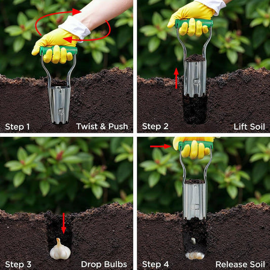Miracle-Gro Adjustable Steel Bulb Planter